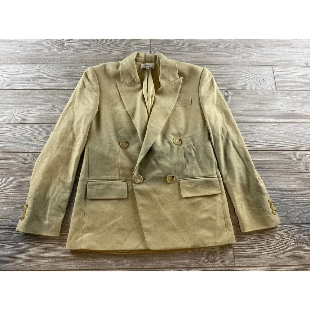 Vince Tan Double-Breasted Blazer